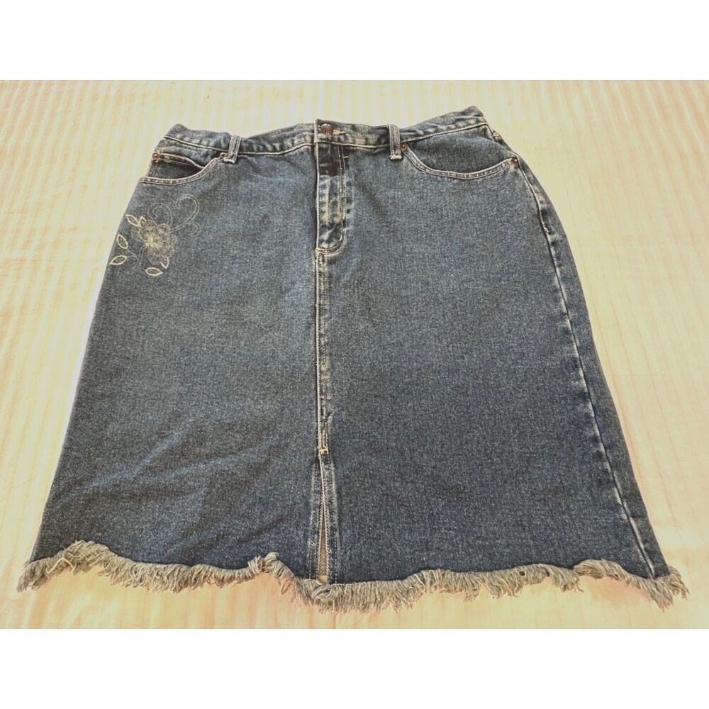 HIGH SIERRA WOMENS COTTON JEANS SKIRT SIZE 16